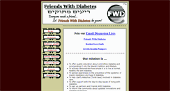 Desktop Screenshot of friendswithdiabetes.org